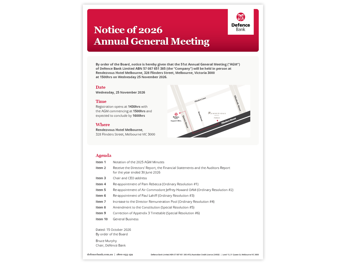 Notice of AGM 2026