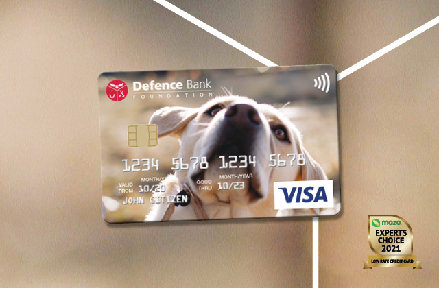 The Defence Bank Foundation Credit Card art.