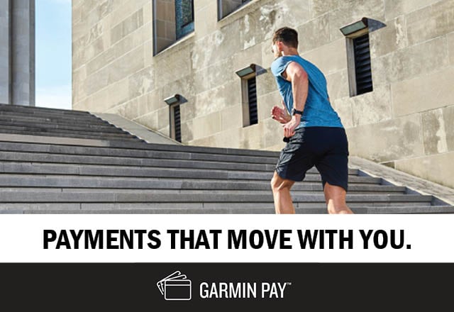 Garmin Pay banner.