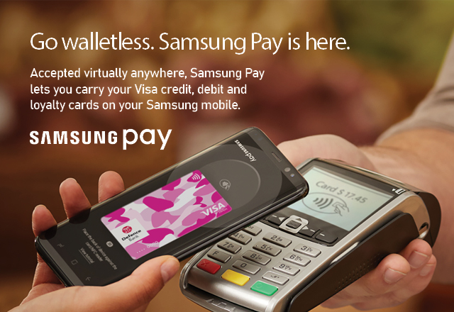 Samsung Pay banner.